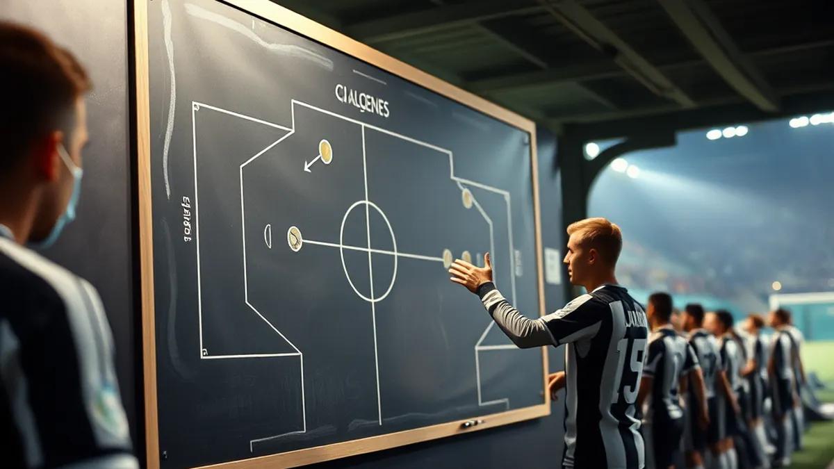Innovative tactics of Diógenes at Santos